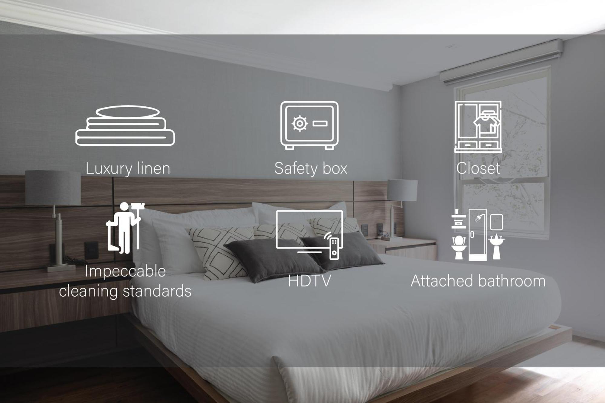 Capitalia - Apartments - Polanco - Julio Verne Mexikóváros Szoba fotó
